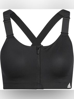 Adidas Tlrd Impact Luxe High Support Front-Zip Medium-Support Sports Bra